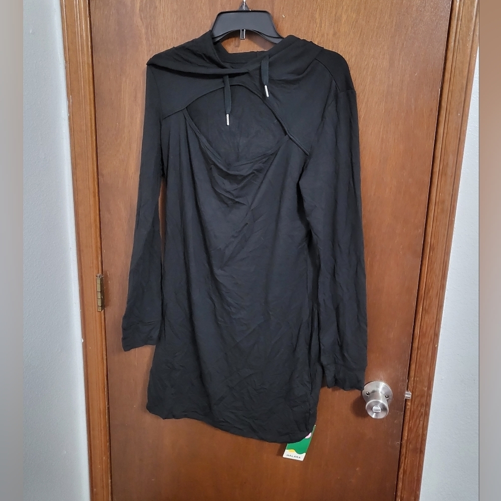 Halara cut out dress hoodie